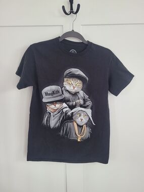 Kitty Gangster Tee - Cute & Silly